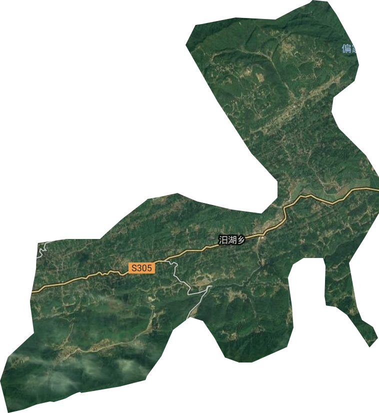 汨湖乡卫星图