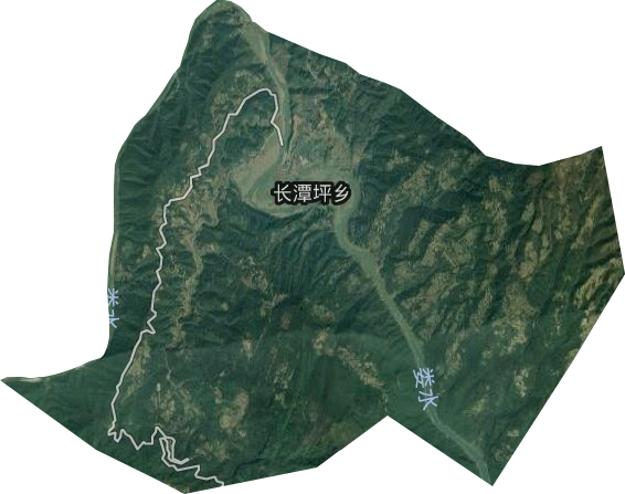 长潭坪乡卫星图