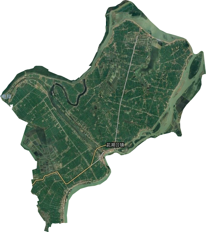 茈湖口镇卫星图
