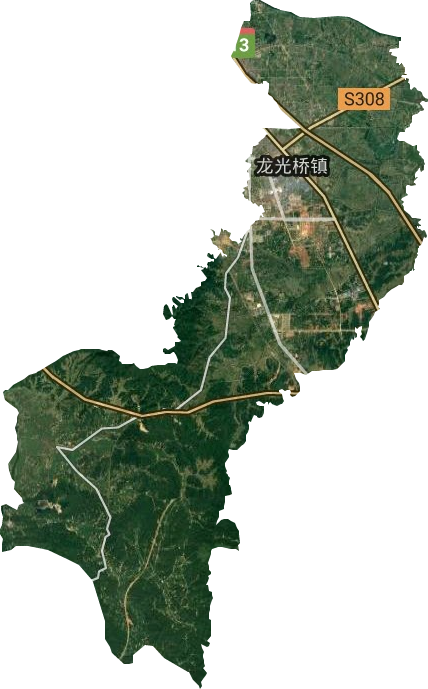 龙光桥镇卫星图