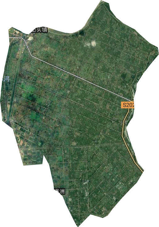 明山头镇卫星图