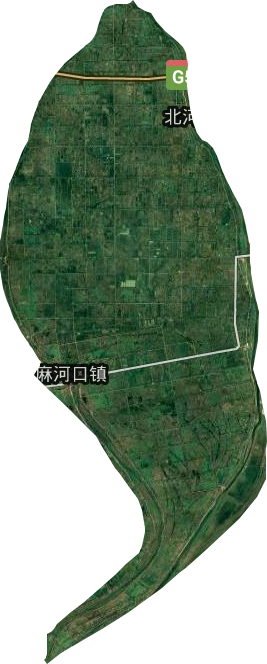 麻河口镇卫星图