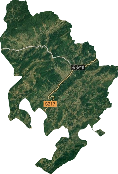 乐安镇卫星图