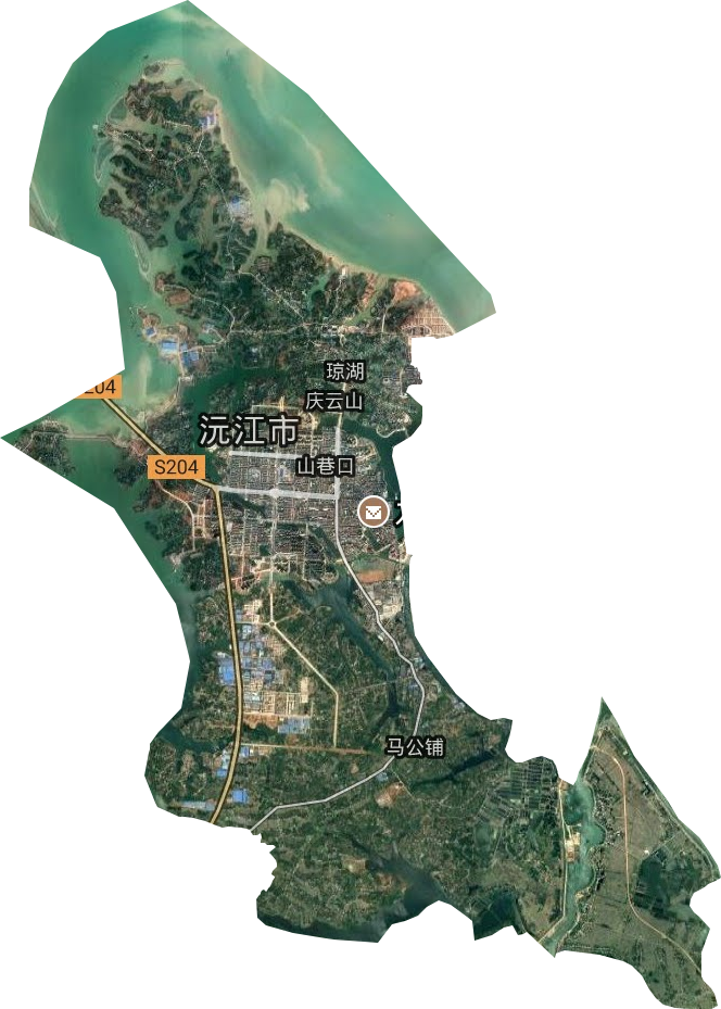 琼湖街道卫星图