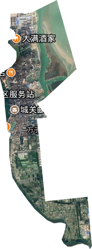 庆云山街道卫星图