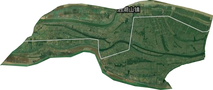 泗湖山镇卫星图