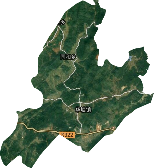 华塘镇卫星图