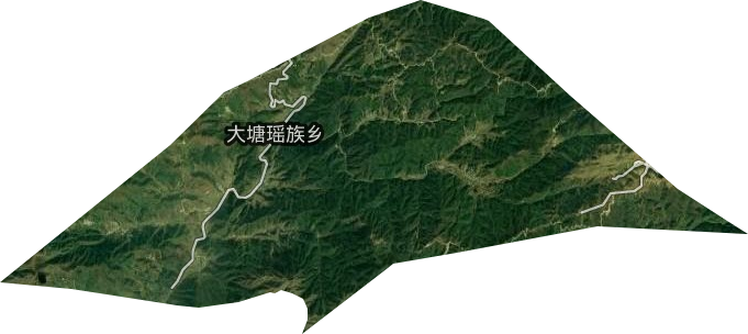 大塘瑶族乡卫星图