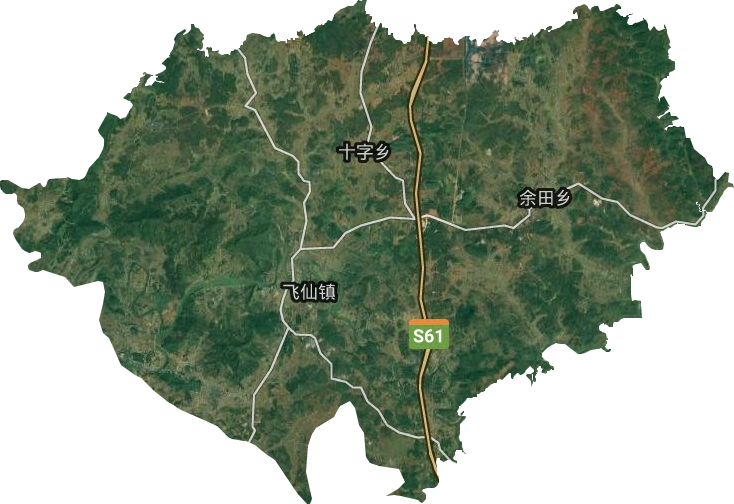 舂陵江镇卫星图