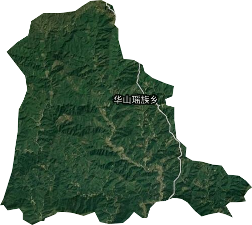华山瑶族乡卫星图