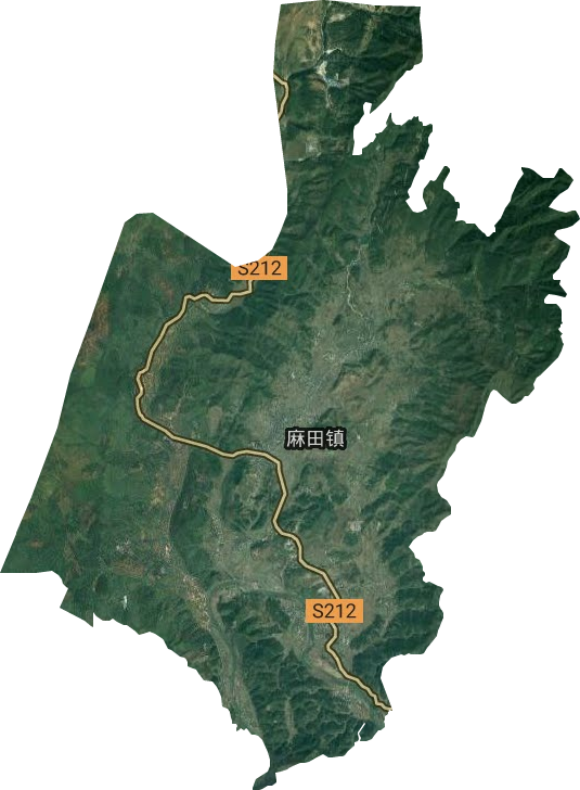 麻田镇卫星图