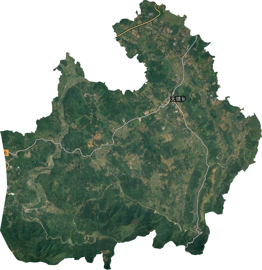 天塘乡卫星图