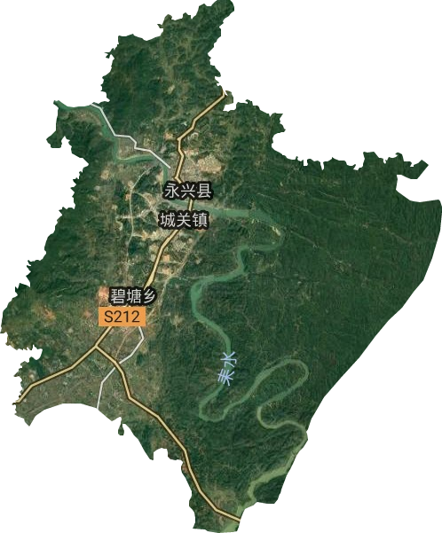 便江镇卫星图