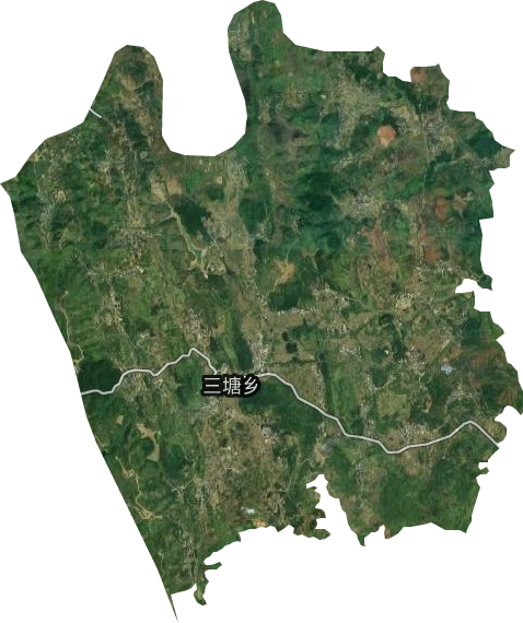 三塘乡卫星图