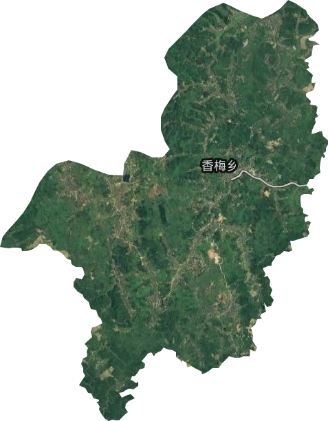 香梅乡卫星图