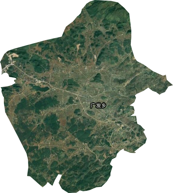 广发镇卫星图