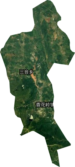 香花镇卫星图