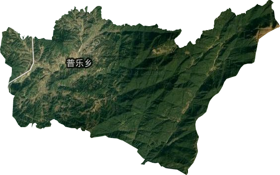 普乐镇卫星图