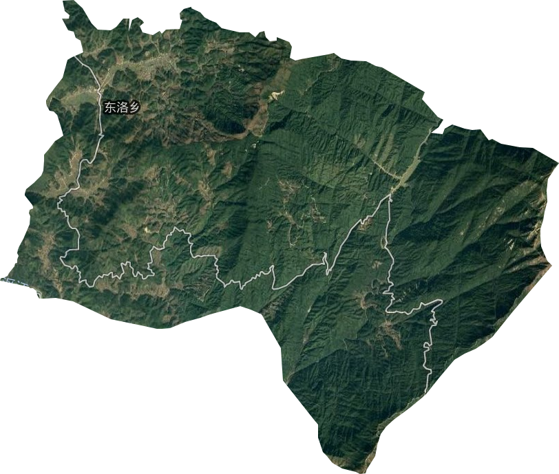 东洛乡卫星图