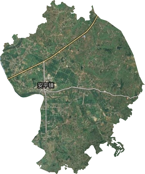 安平镇卫星图