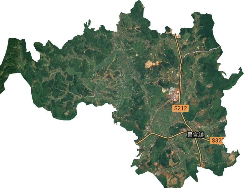 灵官镇卫星图
