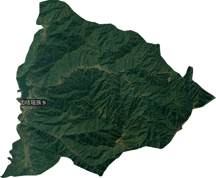 团结瑶族乡卫星图