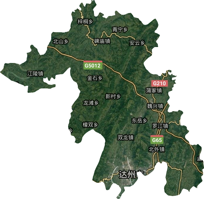 通川区卫星图