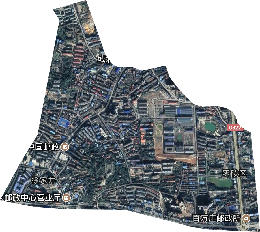 徐家井街道卫星图
