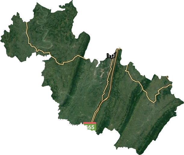 达川区卫星图