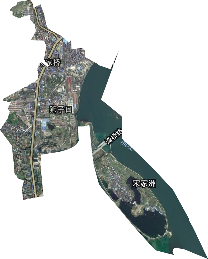 杨家桥街道卫星图