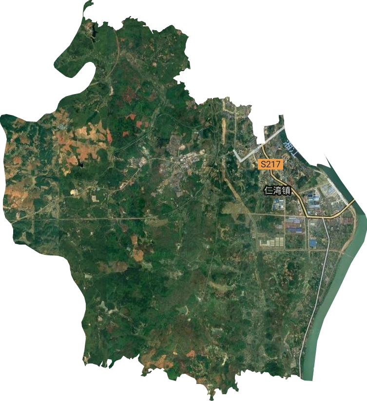 仁湾镇卫星图