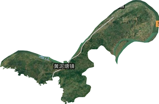 黄泥塘镇卫星图