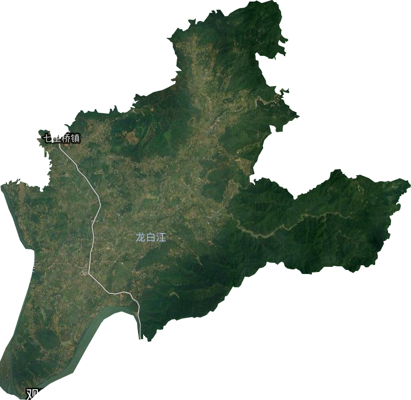 七里桥镇卫星图