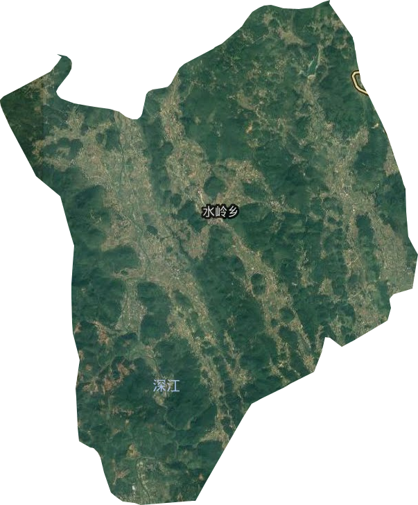 水岭乡卫星图