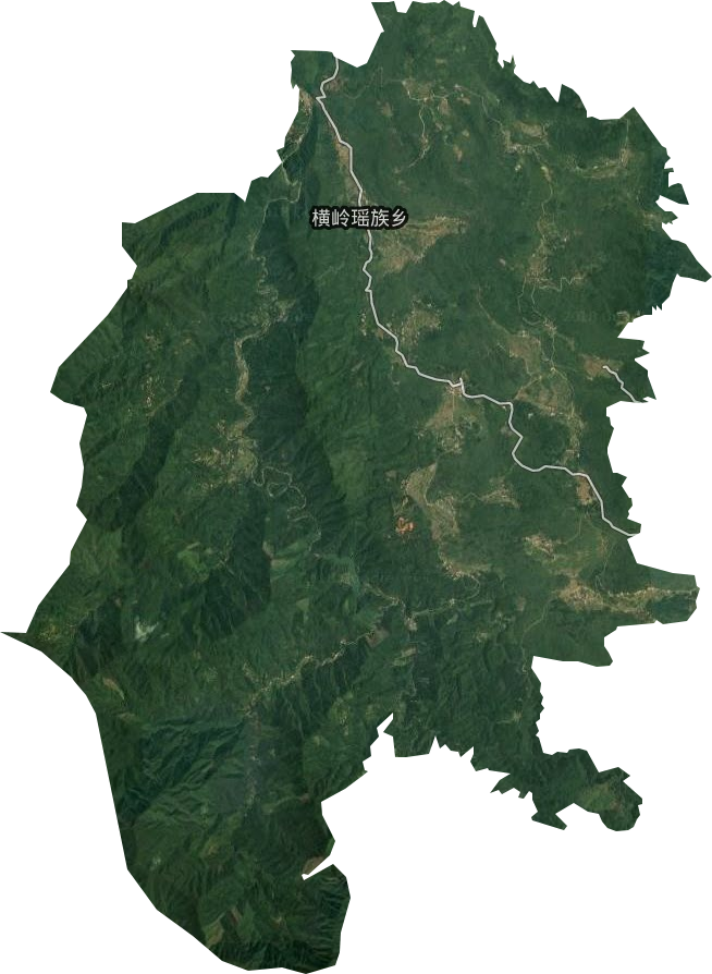 横岭瑶族乡卫星图