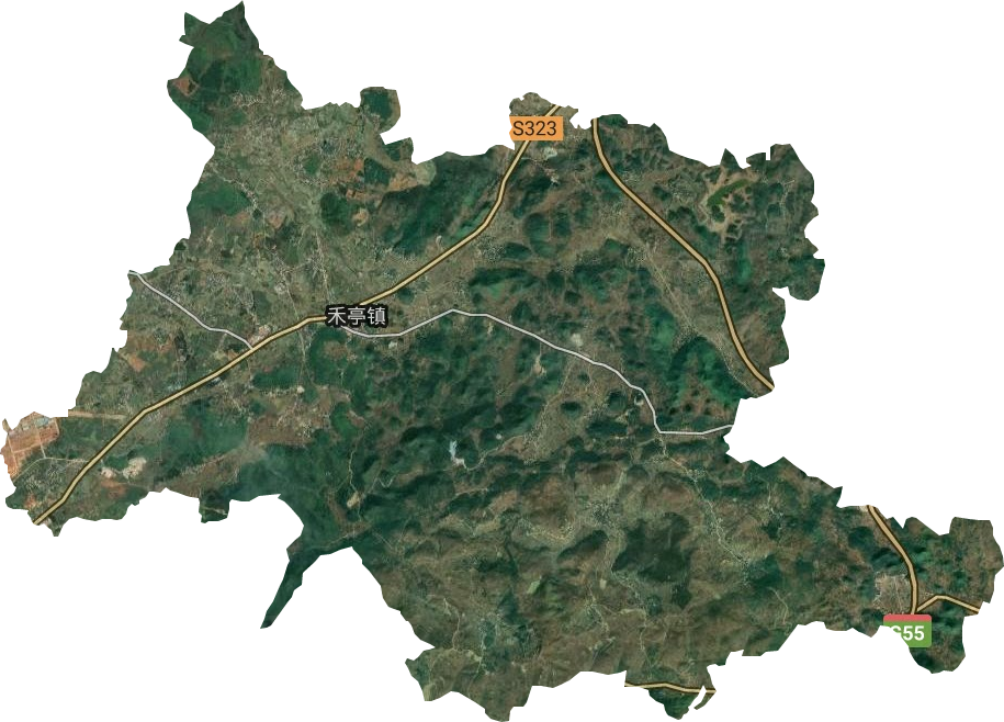 禾亭镇卫星图