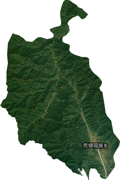 荒塘瑶族乡卫星图