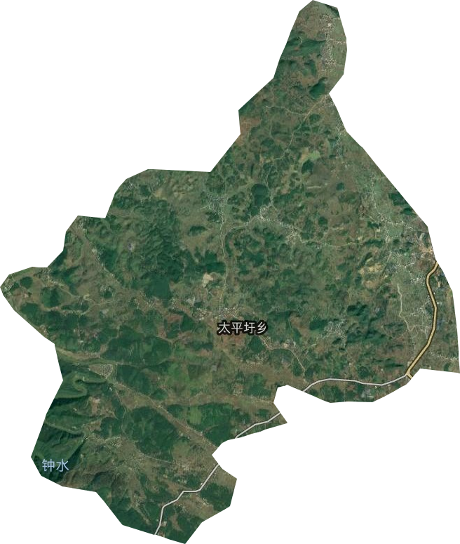 太平圩乡卫星图