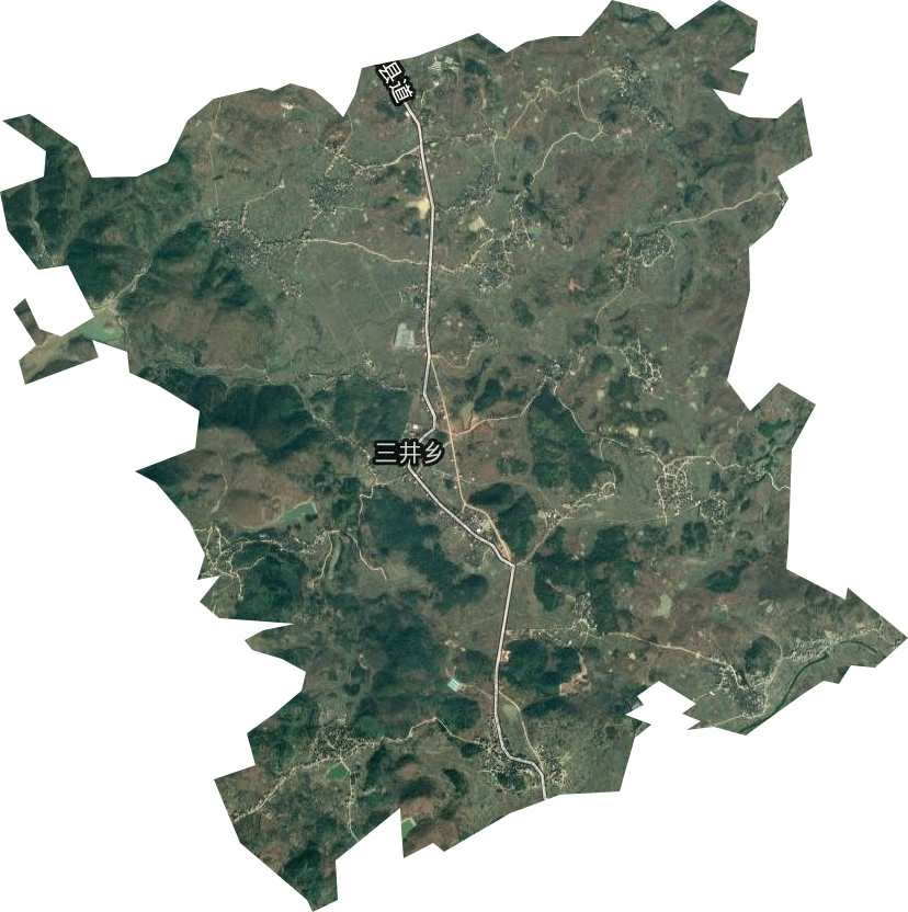 三井乡卫星图