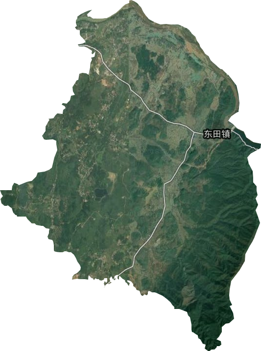 东田镇卫星图