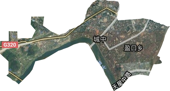 城中街道卫星图