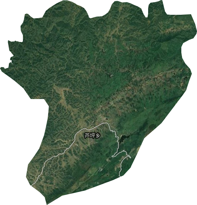 芦坪乡卫星图