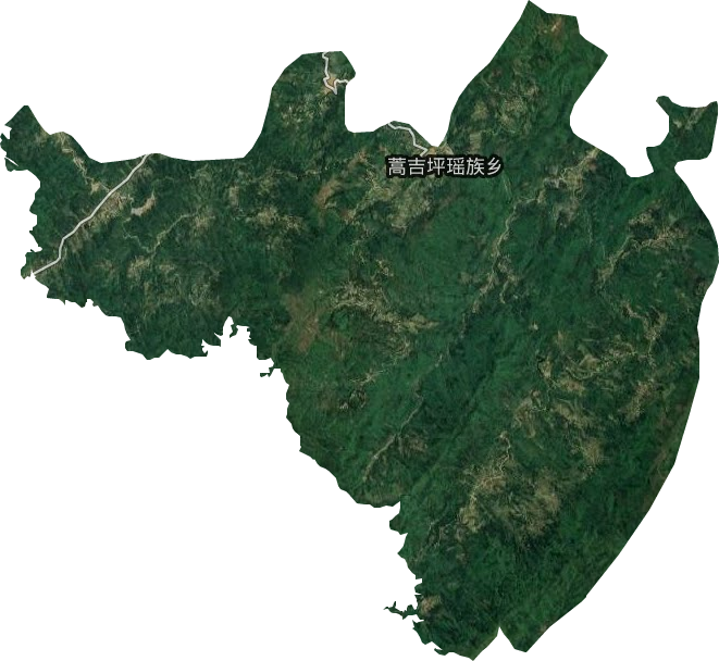 蒿吉坪瑶族乡卫星图