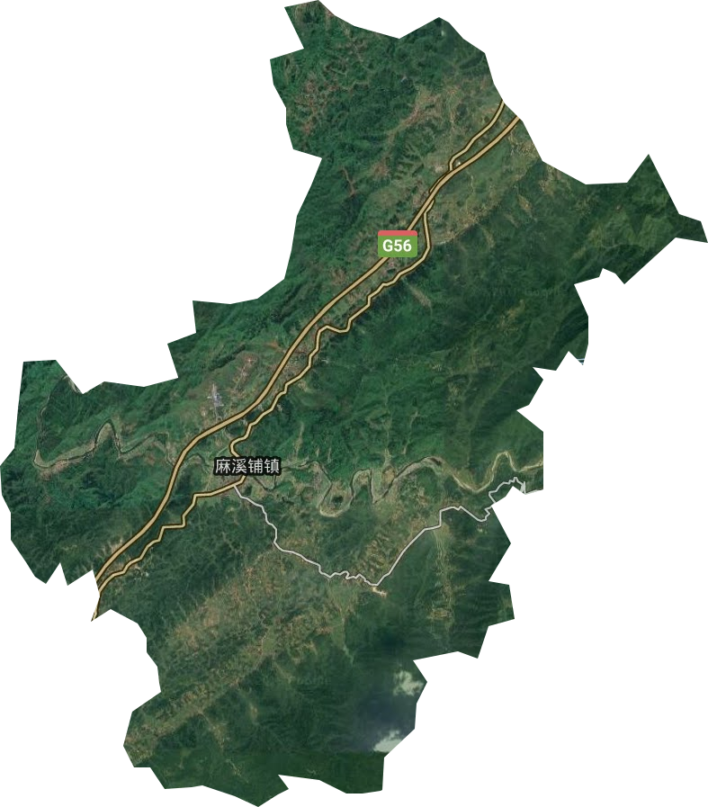 麻溪铺镇卫星图