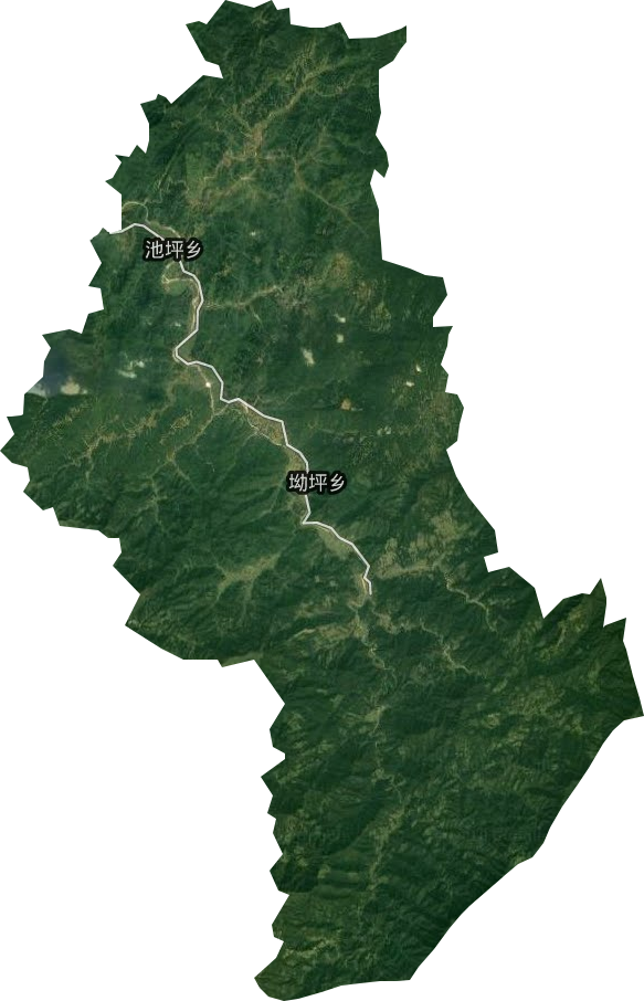 荔溪乡卫星图