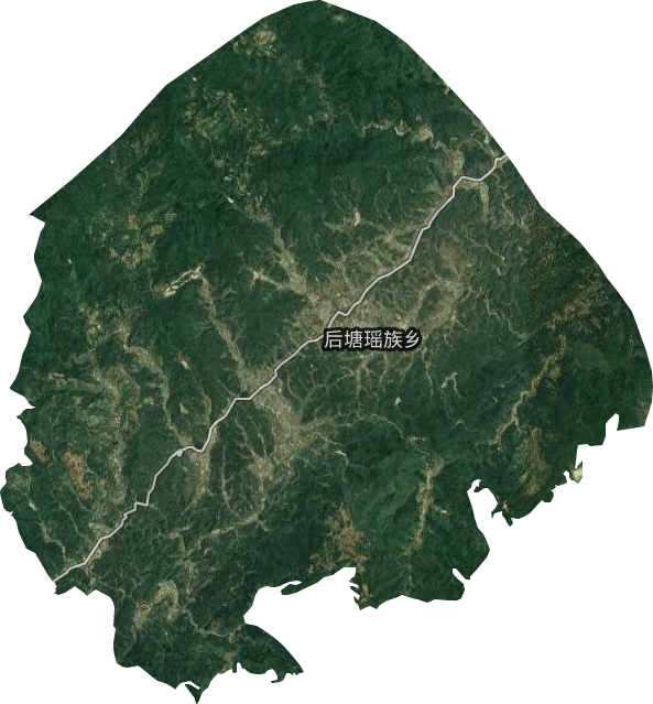 后塘瑶族乡卫星图