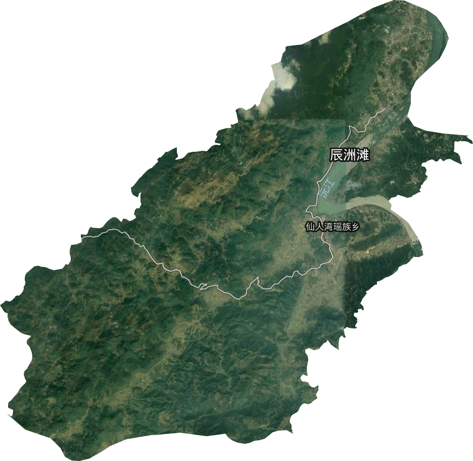 仙人湾瑶族乡卫星图