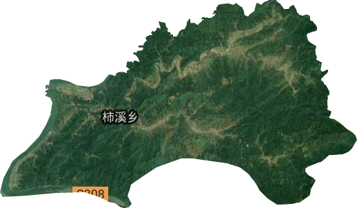 柿溪乡卫星图
