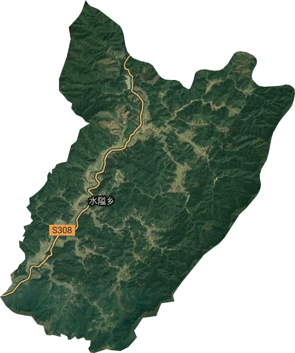 水隘乡卫星图
