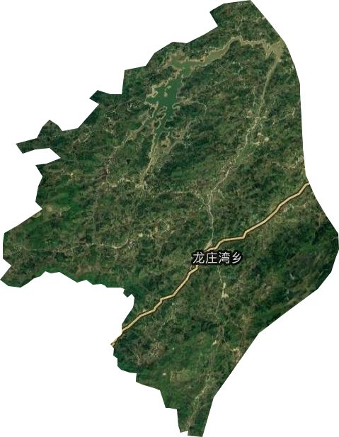 龙庄湾乡卫星图